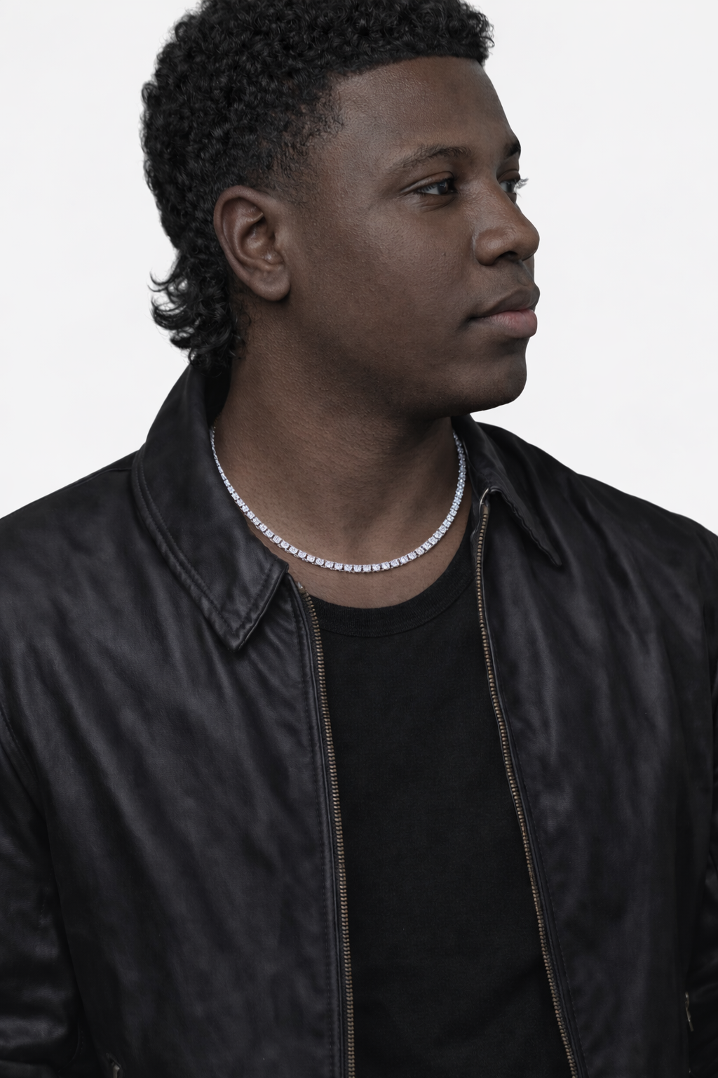 Unisex Moissanite Tennis Chain