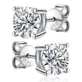 Unisex Moissanite Stud Earrings